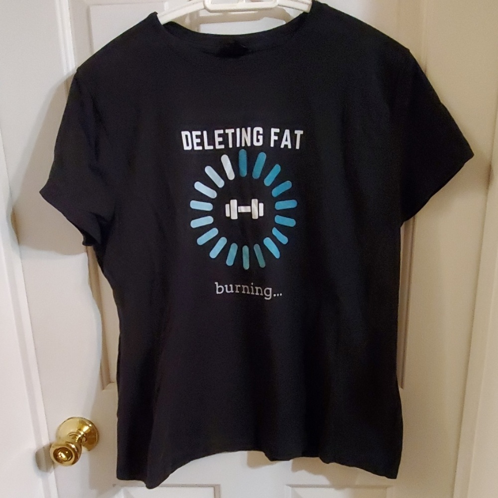 Deleting Fat cute tee